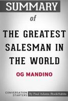 Summary of The Greatest Salesman in the World by Og Mandino: Conversation Starters
