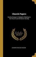 Church Papers