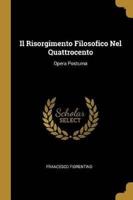 Il Risorgimento Filosofico Nel Quattrocento