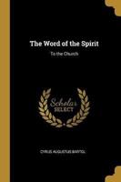 The Word of the Spirit