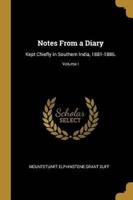 Notes From a Diary