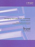 Managing Information With Technology. Business Statistics