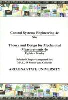 Control Systems Engineering 4C/Theory and Design for Mechanical Measurements 4e