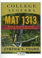 College Algebra: Mat 1313