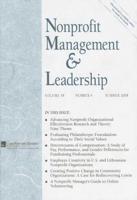 Nonprofit Management & Leadership, Volume 18, Number 4
