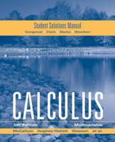 McCallum, Student Solutions Manual for Multivariable Calculus