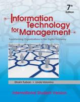 WileyPLUS Stand-Alone to Accompany Information Technology for Management: Transforming Org in the Digital Economy 7th Ed International Student Version