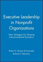 Executive Leadership in Nonprofit Organizations