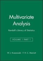 Multivariate Analysis, Volume 1, Part 1