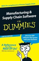 Manufacturing and Supply Chain Management For Dummies, Limited Edition (Custom)