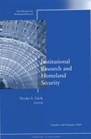 Institutional Research and Homeland Security