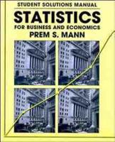 Student Solutions Manual to Accompany Statistics for Business and Economics