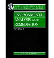 Encyclopedia of Environmental Analysis and Remediation, Volume 2