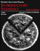 Student Solutions Manual to Accompany Introductory Statistics, Prem S. Mann