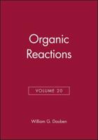 Organic Reactions. Vol.20