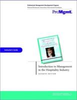 Introduction to Management in the Hospitality Industry