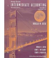 Study Guide to Accompany Intermediate Accounting, 11E Volume 2: Chapters 15 - 24