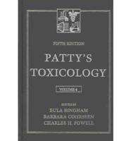 Patty's Toxicology Mini Set Volumes Four, Five, Six, and Seven - Organics