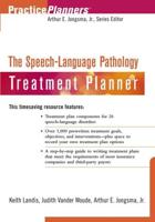 The Speech - Language Pathology Treatment Planner