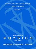 Fundamentals of Physics. v. 1 Solutions Manual