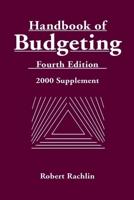 Handbook of Budgeting. 2000 Supplement