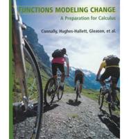 Functions Modeling Change: A Preparation For