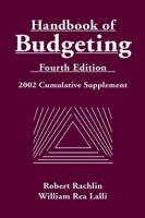 Handbook of Budgeting 2002 Cumulative Supplement