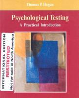 WIE Psychological Testing