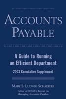 Accounts Payable 2003 Cumulative Supplement
