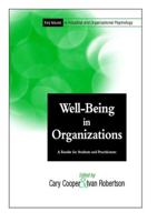 Well Being and Effectiveness in Organizations