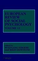 European Review of Social Psychology, Volume 11