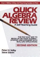 Quick Algebra Review