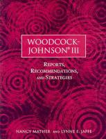 Woodcock-Johnson( III