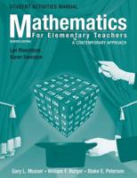 Mathematics for Elementary Teachers Student Activities Manual