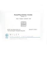 Password Card to Access PowerPowerPhys