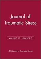 Journal of Traumatic Stress, Volume 18, Number 5