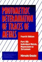 Photometric Determination of Traces of Metals, Part 2B