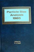 Particle Size Analysis 1985