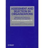 Assessment and Selection in Organizations Second Update and Supplement 1995