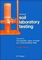 Manual of Soil and Laboratory Testing