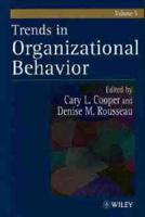 Trends in Organizational Behavior. Vol. 5
