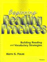 Beginning Reading Practices