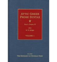 Attic Greek Prose Syntax
