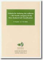 Criteria for Defining the Soilform - The Fourth Category of the New Zealand Soil Classification