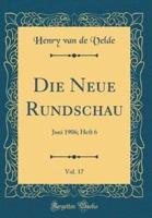 Die Neue Rundschau, Vol. 17