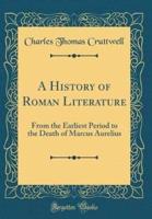 A History of Roman Literature