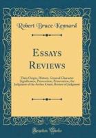 Essays Reviews