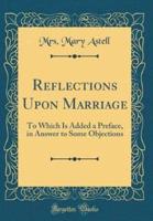 Reflections Upon Marriage