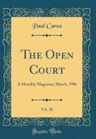 The Open Court, Vol. 20