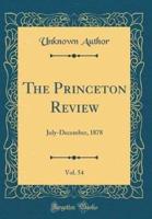 The Princeton Review, Vol. 54